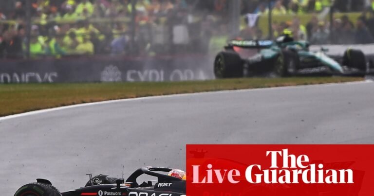 British Grand Prix disrupted by heavy rain at Silverstone: Formula One – live | Formula One