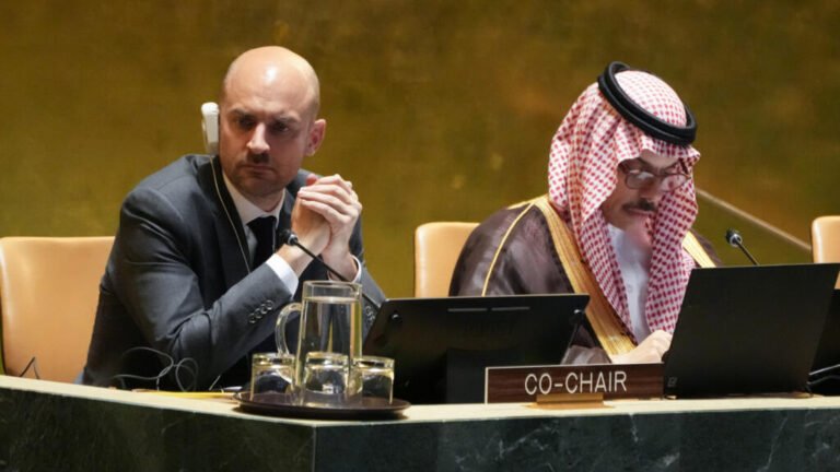 Calls for two-state solution for Israel, Palestinians at UN grow louder