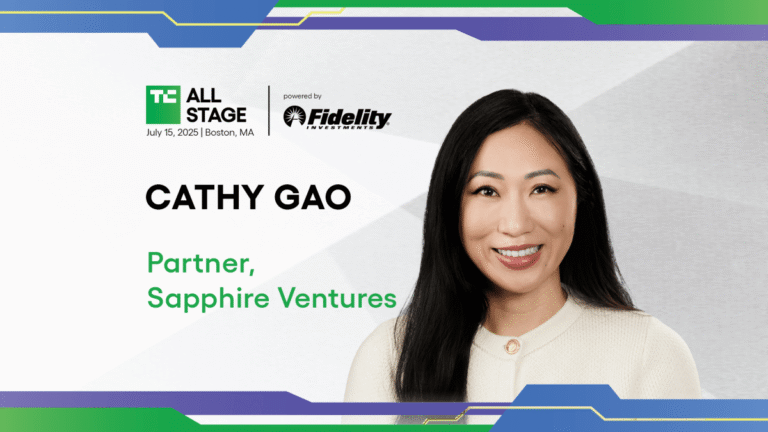 TechCrunch All Stage 2025 Cathy Gao