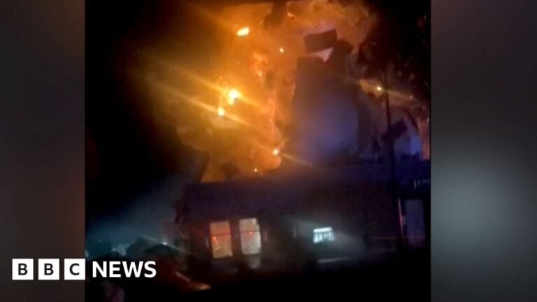 Domino's Pizza restaurant explodes after car crashes into building in Utah