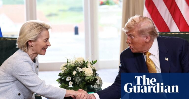 First Thing: US-EU trade deal is a ‘dark day’ for Europe, says French PM | US news