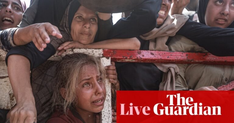 Israel-Gaza war live: aid drops to Gaza ‘inefficient and a distraction’ with starvation deepening, UN says | Israel-Gaza war