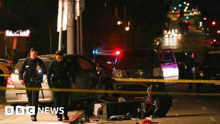Several critically injured after vehicle driven into crowd, emergency services say