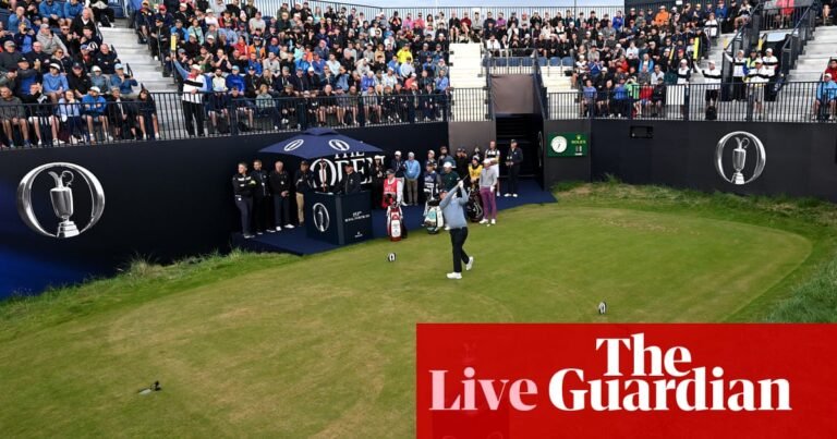 The Open 2025: first round updates from Royal Portrush – live | The Open