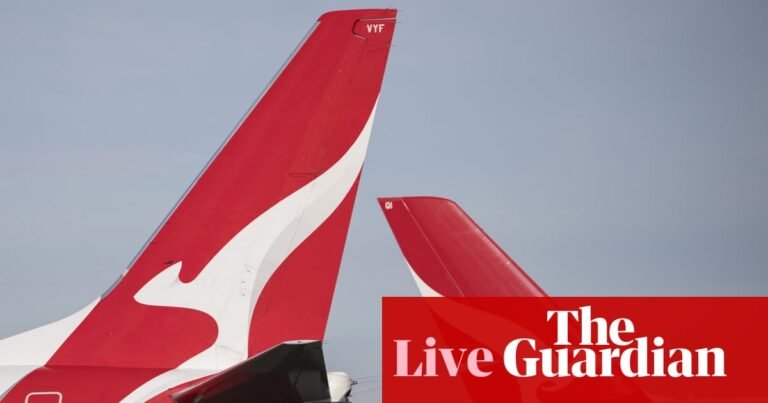 Australia news live: Qantas fined $90m for sacking ground staff during Covid as judge expresses doubt that airline is ‘truly contrite’ | Australia news