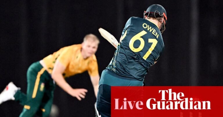 Australia v South Africa: second men’s T20 international – live | Australia cricket team