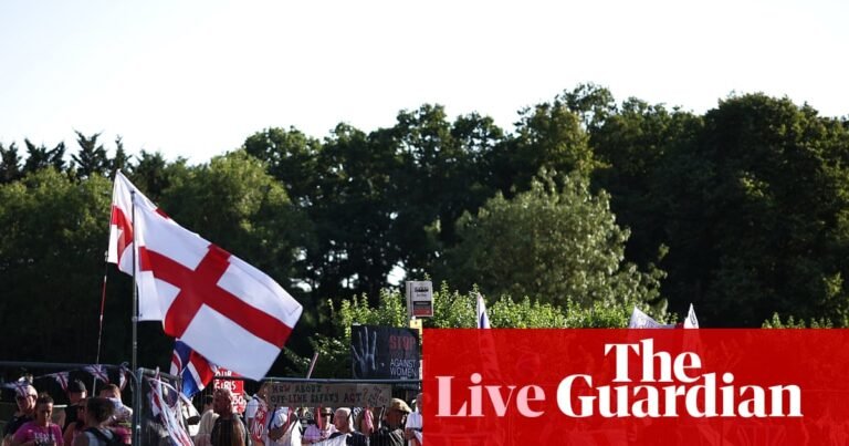 Dozens of protests planned outside asylum hotels as Labour defends record on immigration – UK politics live | UK news