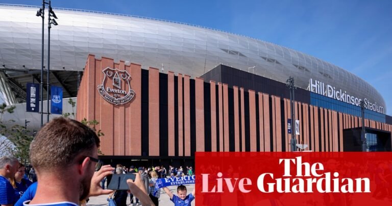 Everton fans arrive at new stadium, Rangers in trouble at St Mirren – matchday live | Football