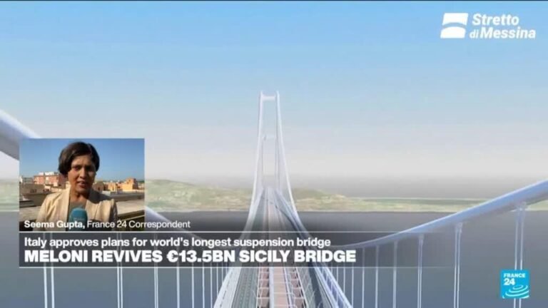 Italy approves $15.5B plan for longest suspension bridge to Sicily