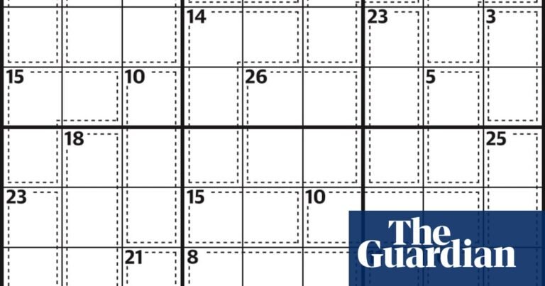 Killer sudoku 981 | Life and style