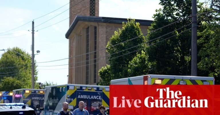 Minneapolis school shooting updates: two children and shooter killed as 17 people injured – latest | US news
