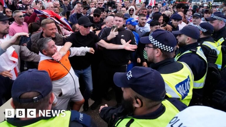 Three arrests as Bell Hotel protesters clash with police