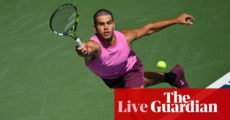 US Open tennis 2025: Alcaraz through, Townsend in action after Pegula eases past Li – live | US Open Tennis 2025