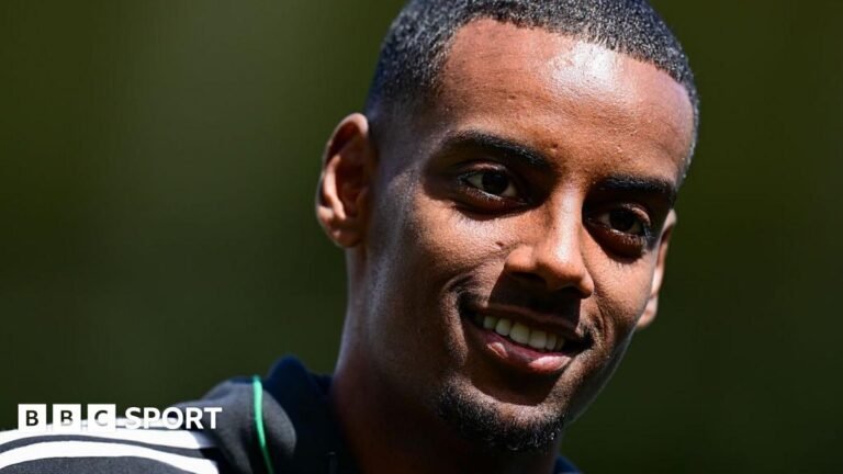 Close up of Alexander Isak