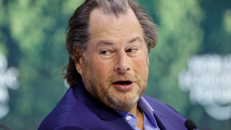 Benioff says he's 'inspired' by Palantir, but calls out its prices