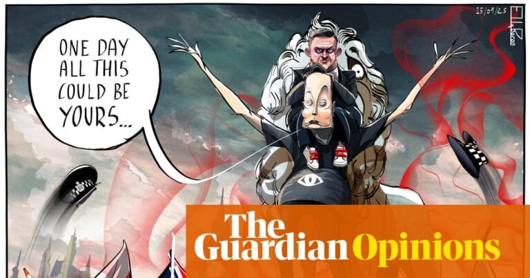 Ella Baron on Elon Musk and the ‘Unite the Kingdom’ rally – cartoon