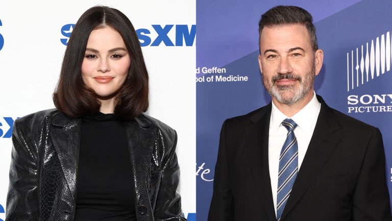 Selena Gomez and Jimmy Kimmel