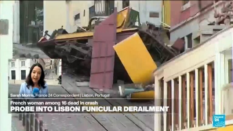 Lisbon funicular crash: French woman among dead as probe goes on