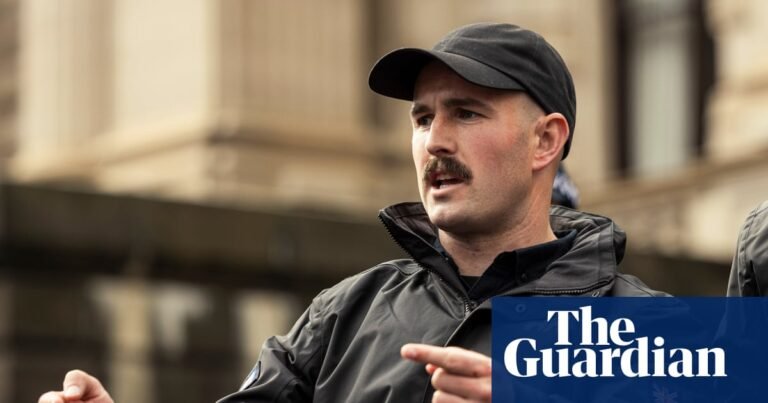 Neo-Nazi Thomas Sewell arrested outside Melbourne court hours after confronting Victorian premier at press conference | Victorian politics