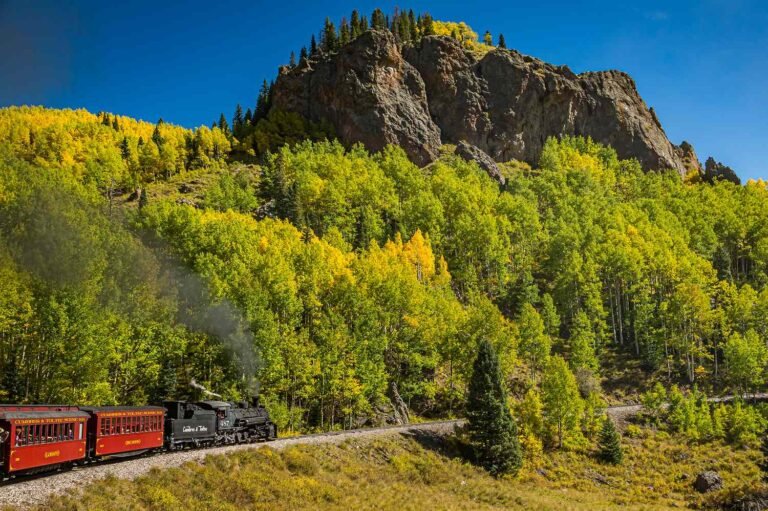 Ride This Historic Steam Train Through the Rockies for Some of the Best Fall Foliage Views in the U.S.